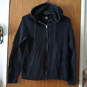 Rock & Republic Black Zip-Up Hoodie